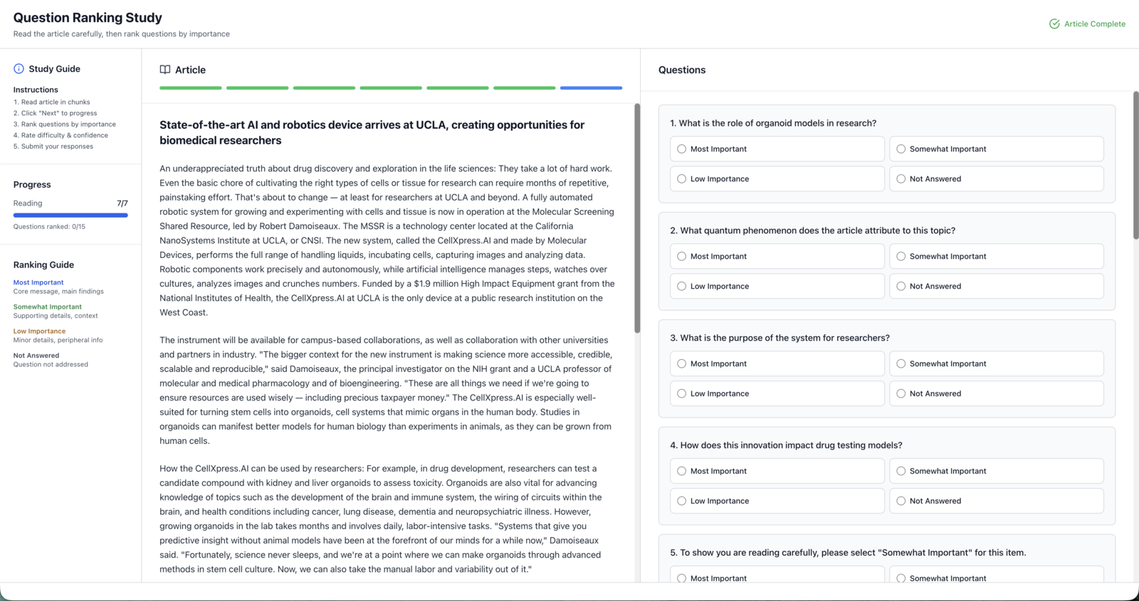 QUD-Empowered LLM Essay Co-writing Tool